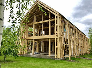 Проекты деревянных каркасных домов