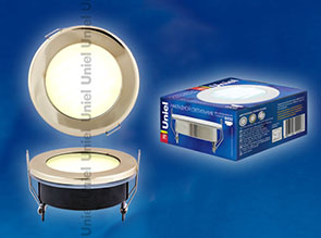 Металлический влагозащищенный светильник Uniel GX53-9/H5 IP54