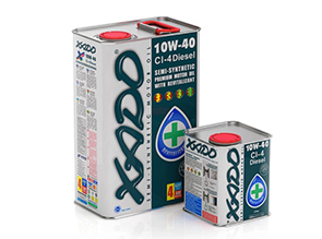 Полусинтетическое масло XADO Atomic Oil 10W-40 CI-4 Diesel