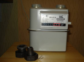 Бытовые диафрагменные счётчики газа ВК-G1,6; ВК-G2,5; ВК-G4